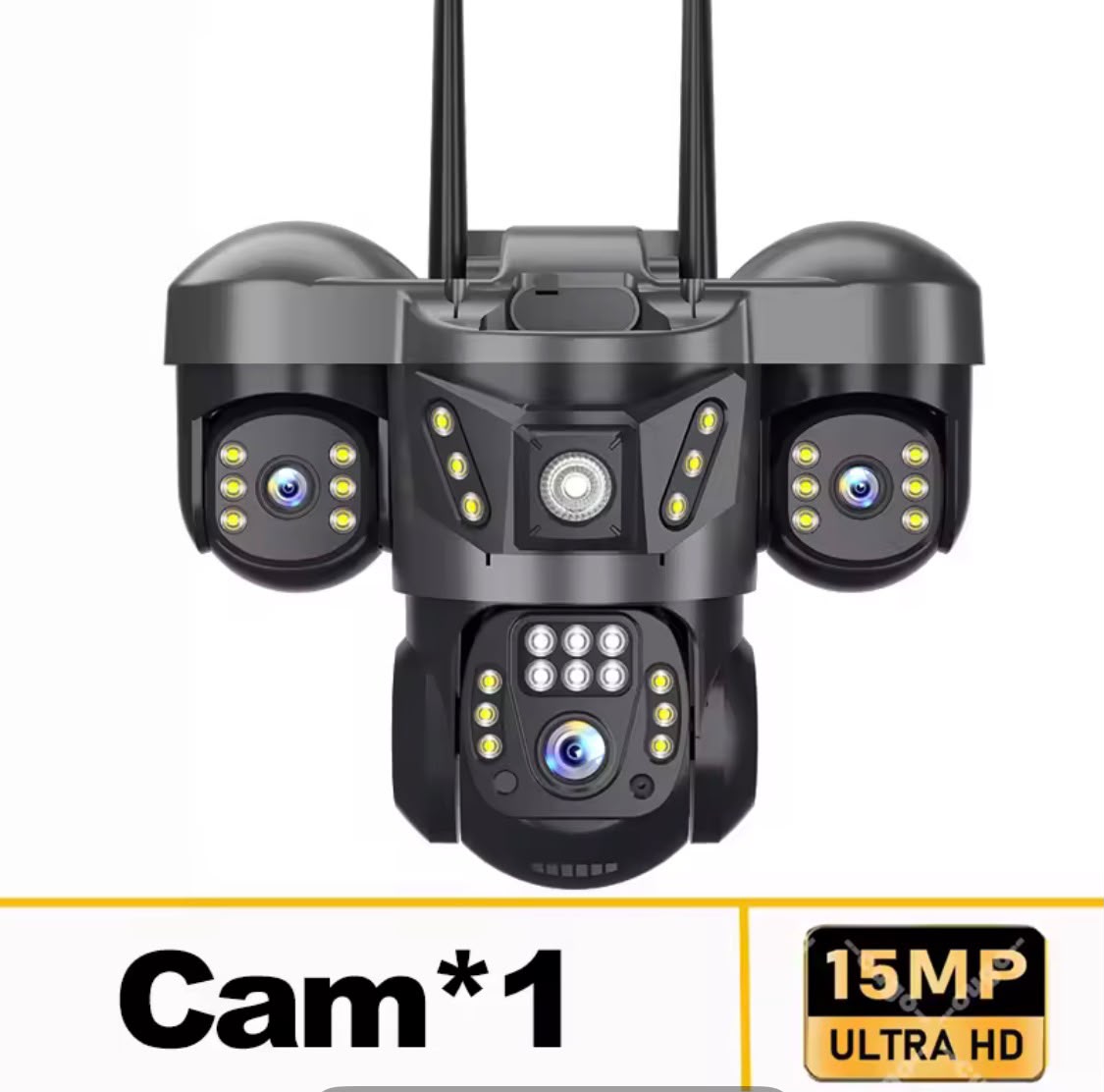 9MP Triple Lens WiFi/4G Smart PTZ Outdoor Security Camera with Auto Tracking & Night Vision