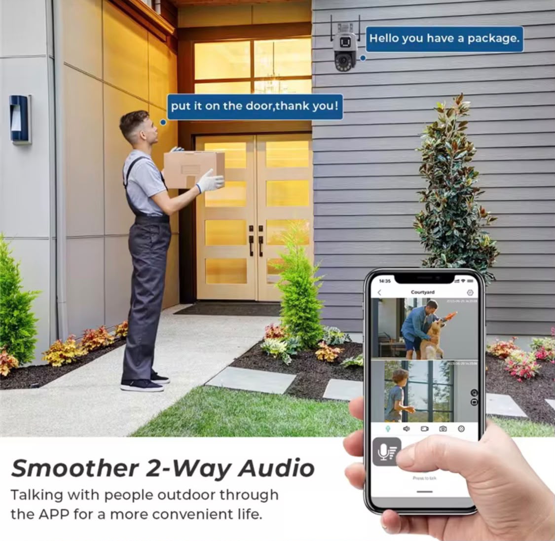 6MP Dual Lens 4G/WiFi Smart PTZ Outdoor Security Camera with 50X Zoom & Night Vision